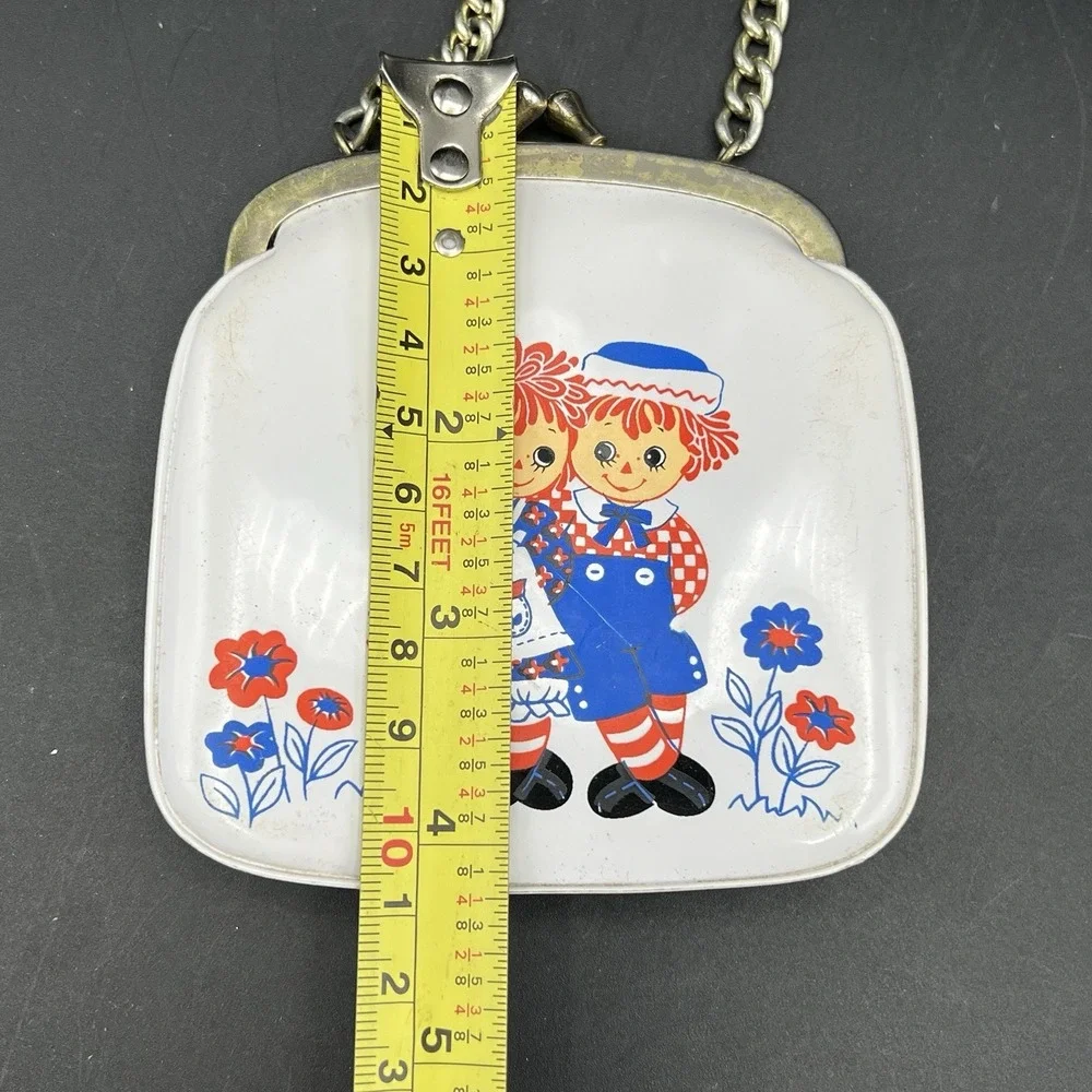 Vintage Hallmark Raggedy Ann Andy Change Coin Purse & Hair Barrette Set‎ Japan